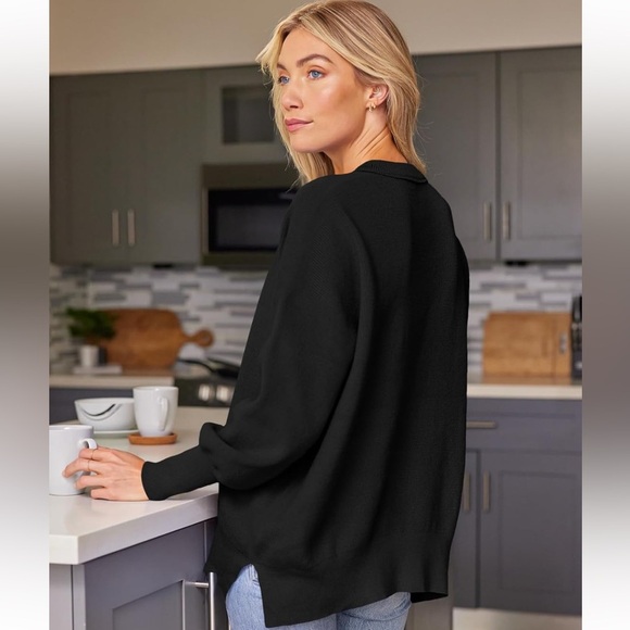 Classic Black Crew Neck Sweater - Picture 5 of 11